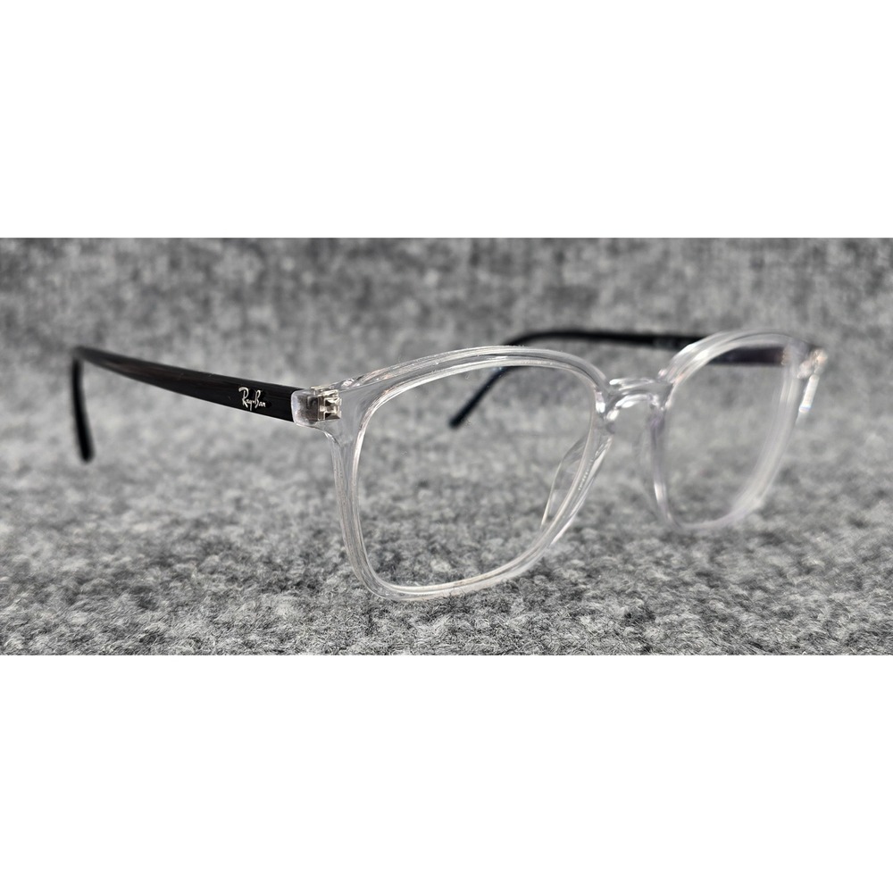 Ray-Ban RB 7185 Eyeglasses Frames Unisex 52-18 Clear Black Square FRAMES ONLY